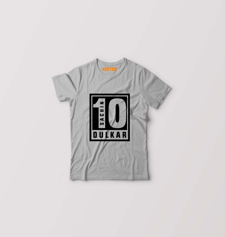 Sachin Tendulkar Kids T-Shirt for Boy/Girl-Grey-Ektarfa.online