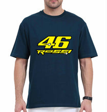 Load image into Gallery viewer, Valentino Rossi(VR 46) Oversized T-Shirt for Men-Petrol Blue-Ektarfa.online
