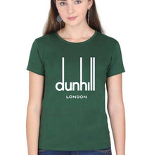 Load image into Gallery viewer, Dunhill T-Shirt for Women-XS(32 Inches)-Dark Green-Ektarfa.online
