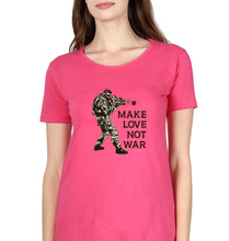 Load image into Gallery viewer, Guns N&#39; Roses Make Love Not War T-Shirt for Women-XS(32 Inches)-Pink-Ektarfa.online
