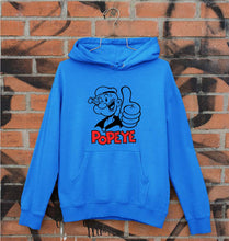 Load image into Gallery viewer, Popeye Unisex Hoodie for Men/Women-S(40 Inches)-Royal Blue-Ektarfa.online
