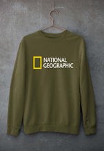 Load image into Gallery viewer, National Geographic Unisex Sweatshirt for Men/Women-S(40 Inches)-Olive Green-Ektarfa.online
