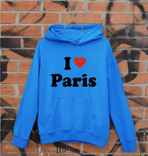 Load image into Gallery viewer, I Love Paris Unisex Hoodie for Men/Women-Royal Blue-Ektarfa.online
