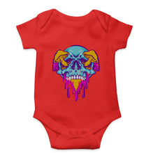 Load image into Gallery viewer, Trippy Psychedelic Skull Romper For Baby Boy/Girl-RED-Ektarfa.online
