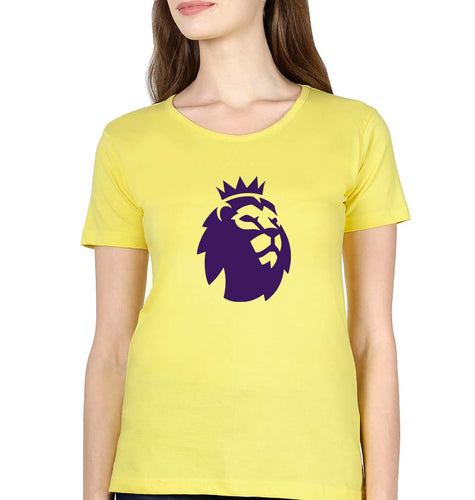 EPL Premier League T-Shirt for Women-Yellow-Ektarfa.online