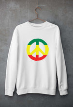 Load image into Gallery viewer, Bob Marley Peace Unisex Sweatshirt for Men/Women-White-Ektarfa.online
