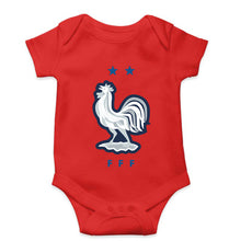 Load image into Gallery viewer, France Football Kids Romper For Baby Boy/Girl-0-5 Months(18 Inches)-Red-Ektarfa.online
