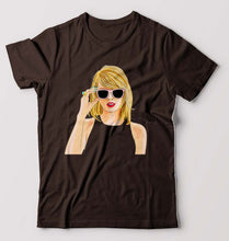 Load image into Gallery viewer, Taylor Swift T-Shirt for Men-S(38 Inches)-Coffee Brown-Ektarfa.online
