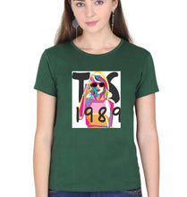 Load image into Gallery viewer, Taylor Swift T-Shirt for Women-XS(32 Inches)-Dark Green-Ektarfa.online
