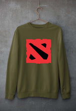 Load image into Gallery viewer, Dota Unisex Sweatshirt for Men/Women-S(40 Inches)-Olive Green-Ektarfa.online
