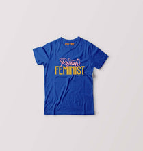 Load image into Gallery viewer, Feminist Kids T-Shirt for Boy/Girl-0-1 Year(20 Inches)-Royal Blue-Ektarfa.online

