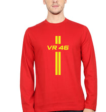 Load image into Gallery viewer, Valentino Rossi(VR 46) Full Sleeves T-Shirt for Men-S(38 Inches)-Red-Ektarfa.online
