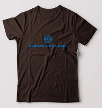 Load image into Gallery viewer, Ashok Leyland T-Shirt for Men-S(38 Inches)-Coffee Brown-Ektarfa.online
