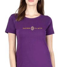 Load image into Gallery viewer, Sacred Games T-Shirt for Women-Purple-Ektarfa.online

