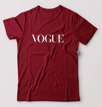 Load image into Gallery viewer, Vogue T-Shirt for Men-S(38 Inches)-Maroon-Ektarfa.online

