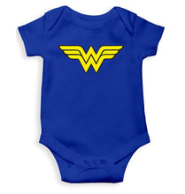 Load image into Gallery viewer, Wonder Woman Superhero Kids Romper Kids Romper For Baby Boy/Girl-0-5 Months(18 Inches)-Royal Blue-Ektarfa.online
