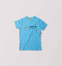 Load image into Gallery viewer, Mercedes AMG Petronas F1 Kids T-Shirt for Boy/Girl-0-1 Year(20 Inches)-Light Blue-Ektarfa.online
