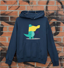 Load image into Gallery viewer, Crocodile Unisex Hoodie for Men/Women-Navy Blue-Ektarfa.online
