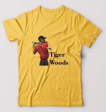 Load image into Gallery viewer, Tiger Woods T-Shirt for Men-S(38 Inches)-Golden Yellow-Ektarfa.online

