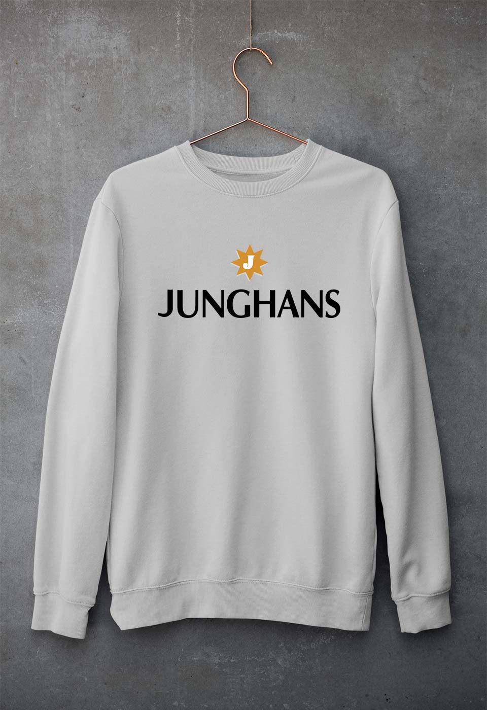 Junghans Unisex Sweatshirt for Men/Women-S(40 Inches)-Grey Melange-Ektarfa.online