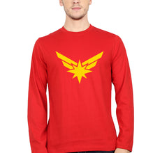 Load image into Gallery viewer, Captain Marvel Full Sleeves T-Shirt for Men-Red-Ektarfa.online

