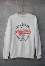Load image into Gallery viewer, Varsity Brooklyn NYC Unisex Sweatshirt for Men/Women-Grey Melange-Ektarfa.online
