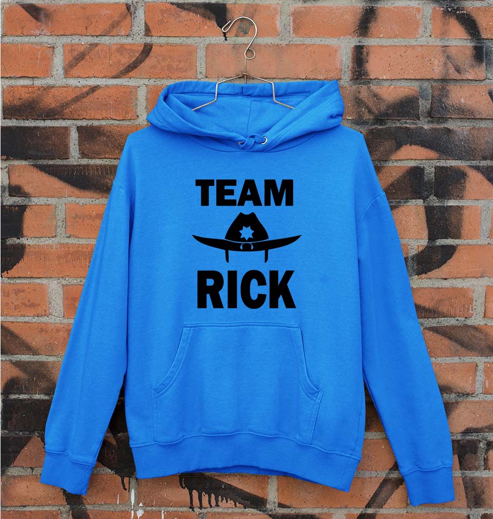 Team Rick Unisex Hoodie for Men/Women-Royal Blue-Ektarfa.online