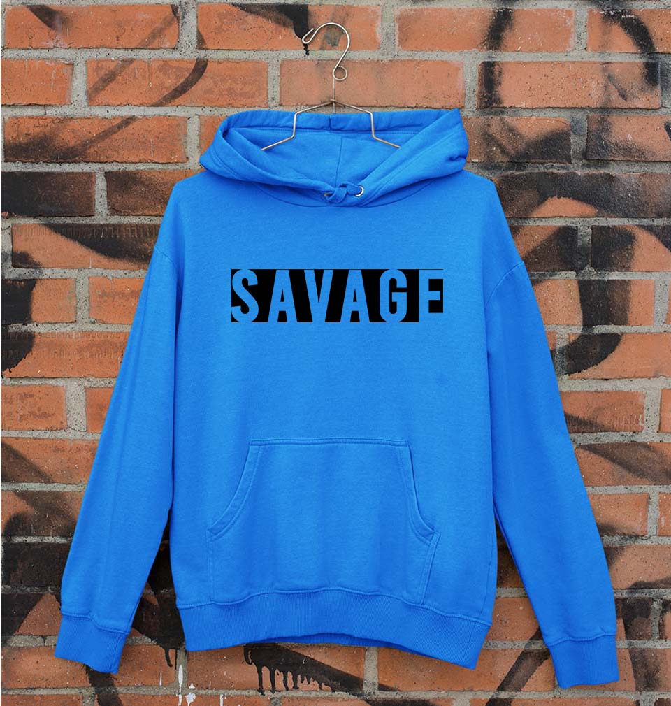 Savage Unisex Hoodie for Men/Women-S(40 Inches)-Royal Blue-Ektarfa.online