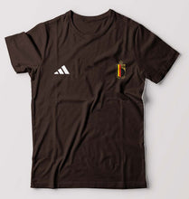 Load image into Gallery viewer, Belgium Football T-Shirt for Men-Coffee Brown-Ektarfa.online
