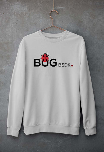 Bug Bsdk Unisex Sweatshirt for Men/Women-Grey Melange-Ektarfa.online