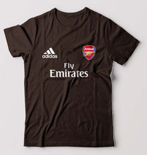 Load image into Gallery viewer, Arsenal T-Shirt for Men-S(38 Inches)-Coffee Brown-Ektarfa.online
