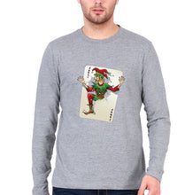 Load image into Gallery viewer, Joker Full Sleeves T-Shirt for Men-Grey Melange-Ektarfa.online
