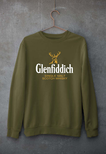 Glenfiddich Unisex Sweatshirt for Men/Women-Olive Green-Ektarfa.online