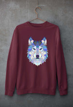 Load image into Gallery viewer, Wolf Unisex Sweatshirt for Men/Women-Maroon-Ektarfa.online
