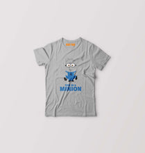 Load image into Gallery viewer, Minion Kids T-Shirt for Boy/Girl-Grey-Ektarfa.online
