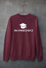 Load image into Gallery viewer, IIM A Ahmedabad Unisex Sweatshirt for Men/Women-S(40 Inches)-Maroon-Ektarfa.online
