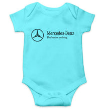 Load image into Gallery viewer, Mercedes-Benz Kids Romper For Baby Boy/Girl-0-5 Months(18 Inches)-Sky Blue-Ektarfa.online
