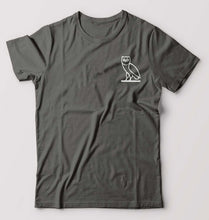 Load image into Gallery viewer, OVO Logo T-Shirt for Men-S(38 Inches)-Charcoal-Ektarfa.online
