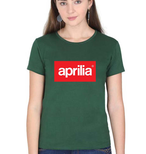 Aprilia T-Shirt for Women-Dark Green-Ektarfa.online