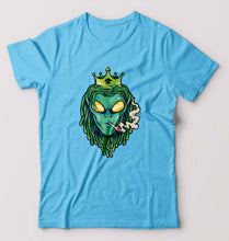 Load image into Gallery viewer, Weed Monster T-Shirt for Men-S(38 Inches)-Light Blue-Ektarfa.online
