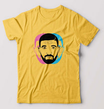 Load image into Gallery viewer, Drake T-Shirt for Men-S(38 Inches)-Golden Yellow-Ektarfa.online
