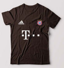 Load image into Gallery viewer, FC Bayern Munich 2021-22 T-Shirt for Men-S(38 Inches)-Coffee Brown-Ektarfa.online
