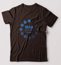 Load image into Gallery viewer, MBA T-Shirt for Men-Coffee Brown-Ektarfa.online
