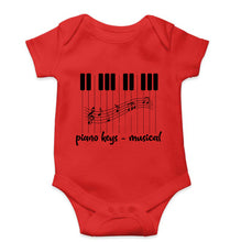 Load image into Gallery viewer, Piano Kids Romper For Baby Boy/Girl-Red-Ektarfa.online
