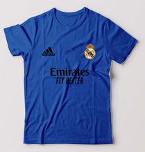 Load image into Gallery viewer, Real Madrid 2021-22 T-Shirt for Men-S(38 Inches)-Royal Blue-Ektarfa.online
