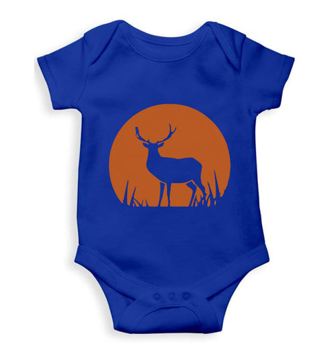 Deer Kids Romper For Baby Boy/Girl-Royal blue-Ektarfa.online