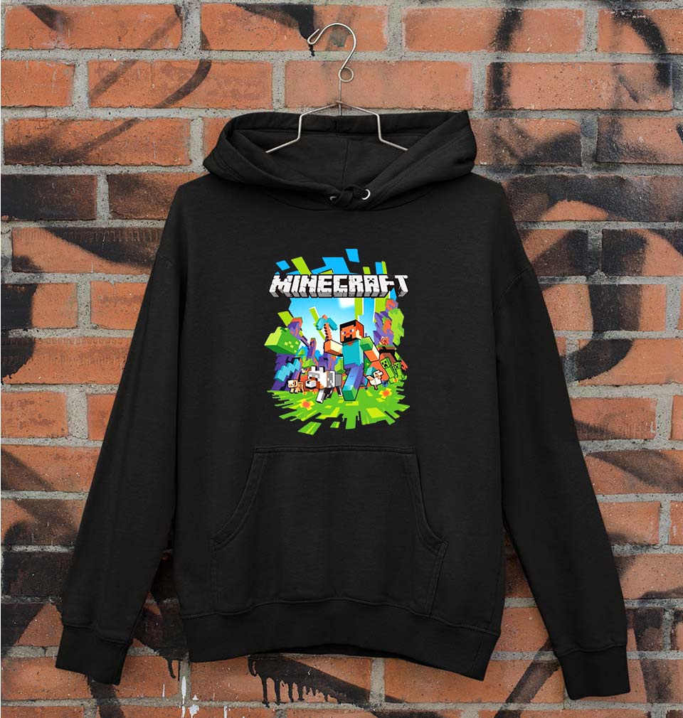 Minecraft Unisex Hoodie for Men/Women-Black-Ektarfa.online