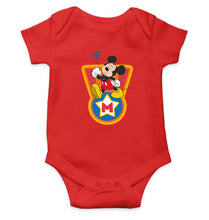 Load image into Gallery viewer, Mickey Mouse Kids Romper Kids Romper For Baby Boy/Girl-0-5 Months(18 Inches)-RED-Ektarfa.online
