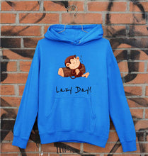 Load image into Gallery viewer, Monkey Lazy Day Unisex Hoodie for Men/Women-S(40 Inches)-Royal Blue-Ektarfa.online
