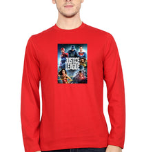 Load image into Gallery viewer, Justice League Full Sleeves T-Shirt for Men-Red-Ektarfa.online

